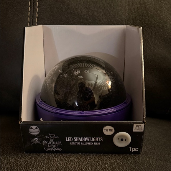 Disney Nightmare Before Christmas LED Shadowlights - Black and Purple - Picture 1 of 4